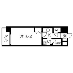 新栄町駅 徒歩4分 2階の物件間取画像